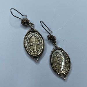Virgin Saints & Angels Oval Earrings